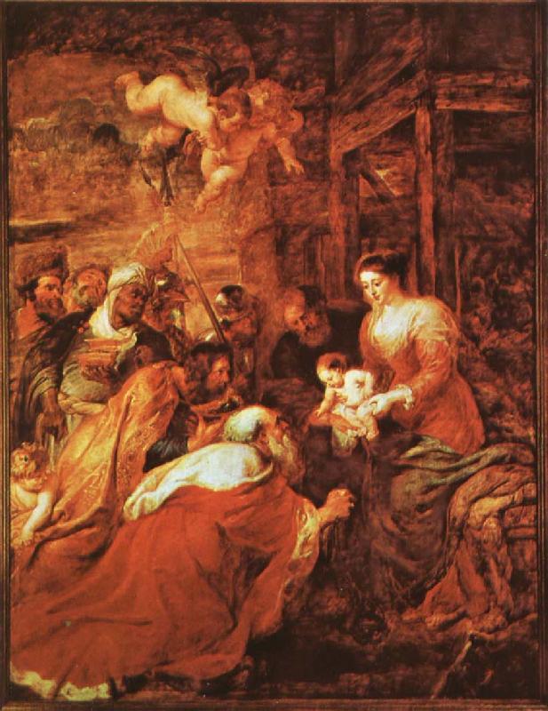 Peter Paul Rubens The Adoration of the kings Sweden oil painting art
